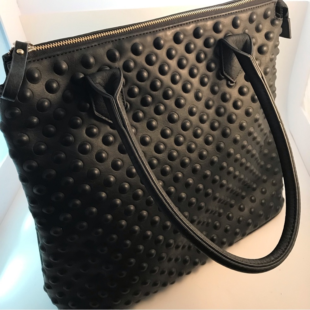 Poverty Flats Vegan Leather Bumpy Shoulder Bag